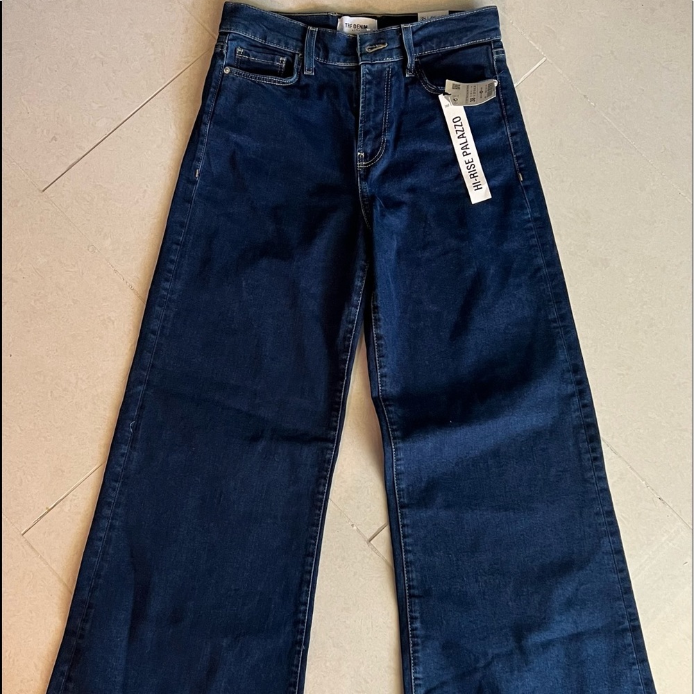 ZARA Hi-Rise Palazzo jeans size 38 or USA 6
